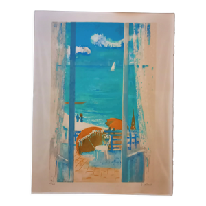 Lithographie de Paul - 1969