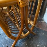 Bamboo magazine rack, 1960s