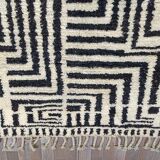 Handmade wool rug Morocco 3 x 2 m