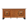 Art Deco brutalist Belgian Oak and Brass Sideboard, 1940s