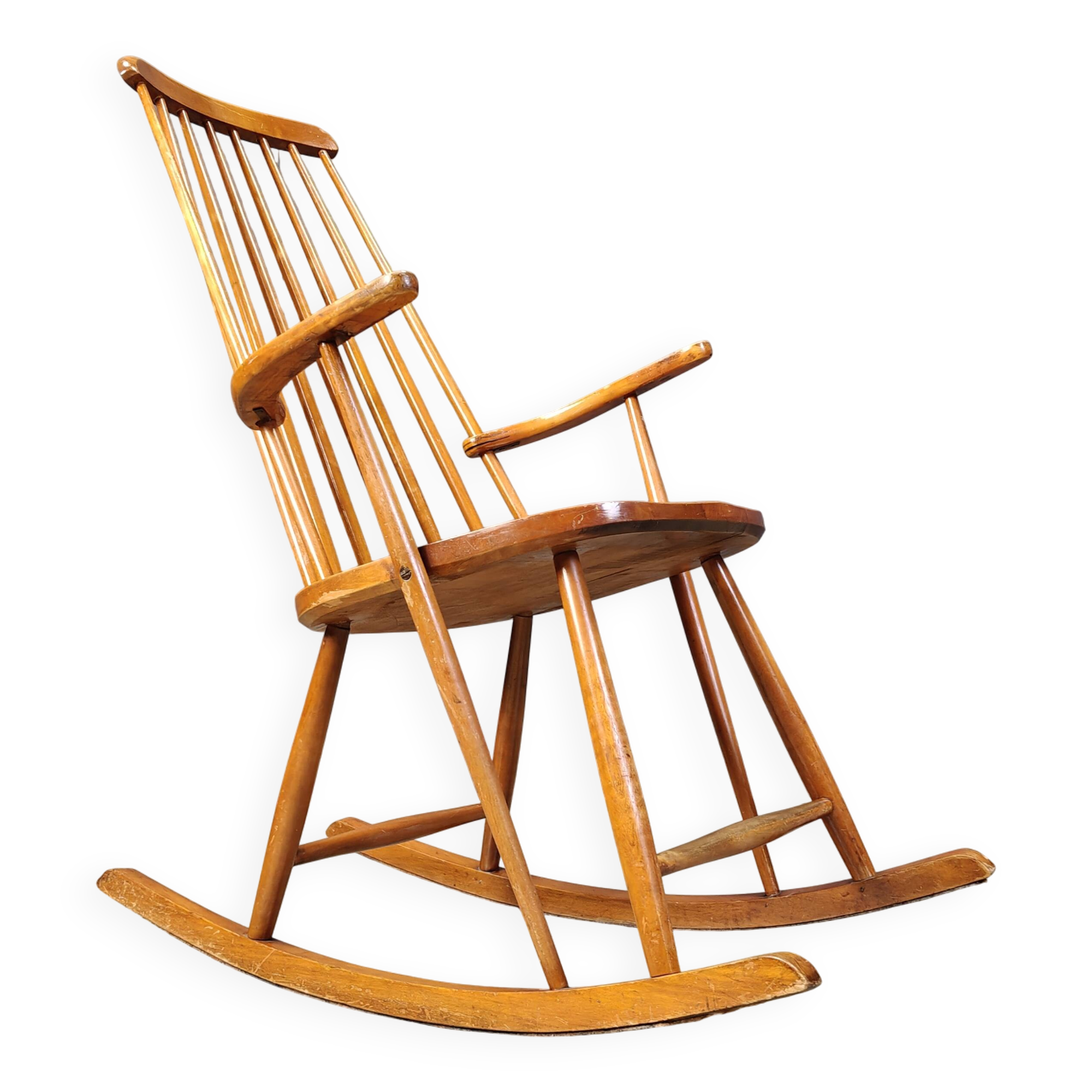 Vintage danish rocking chair, 1960s