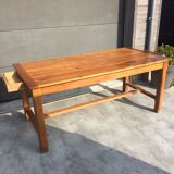 Stretchy farm table Walnut 1969