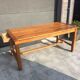 Stretchy farm table Walnut 1969