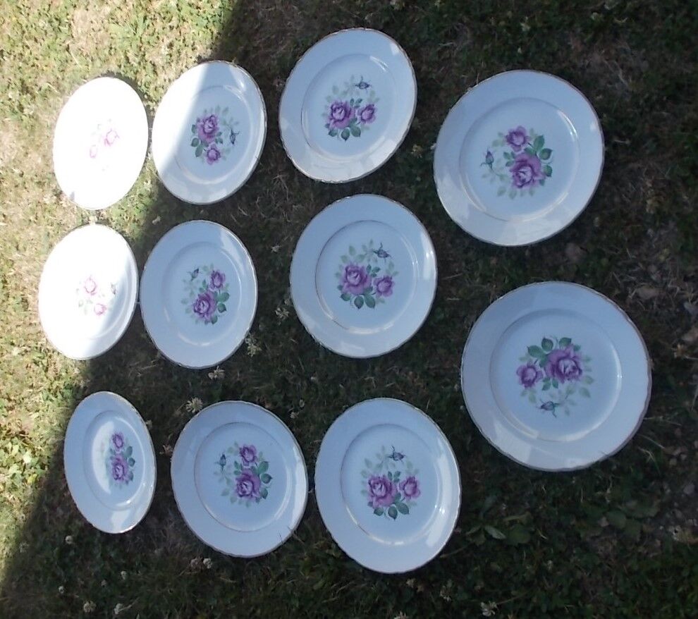Lot 11 flat plates moulin des loups