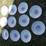 Lot 11 flat plates moulin des loups