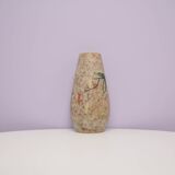 vintage painted mottled taupe West Germany vase Foreign
