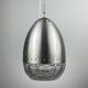 Suspension italienne en verre, années 1960