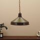 Brass pendant lamp from Denmark, industrial style, 1960s