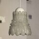Bubble and granite glass tulip Germany 1970s