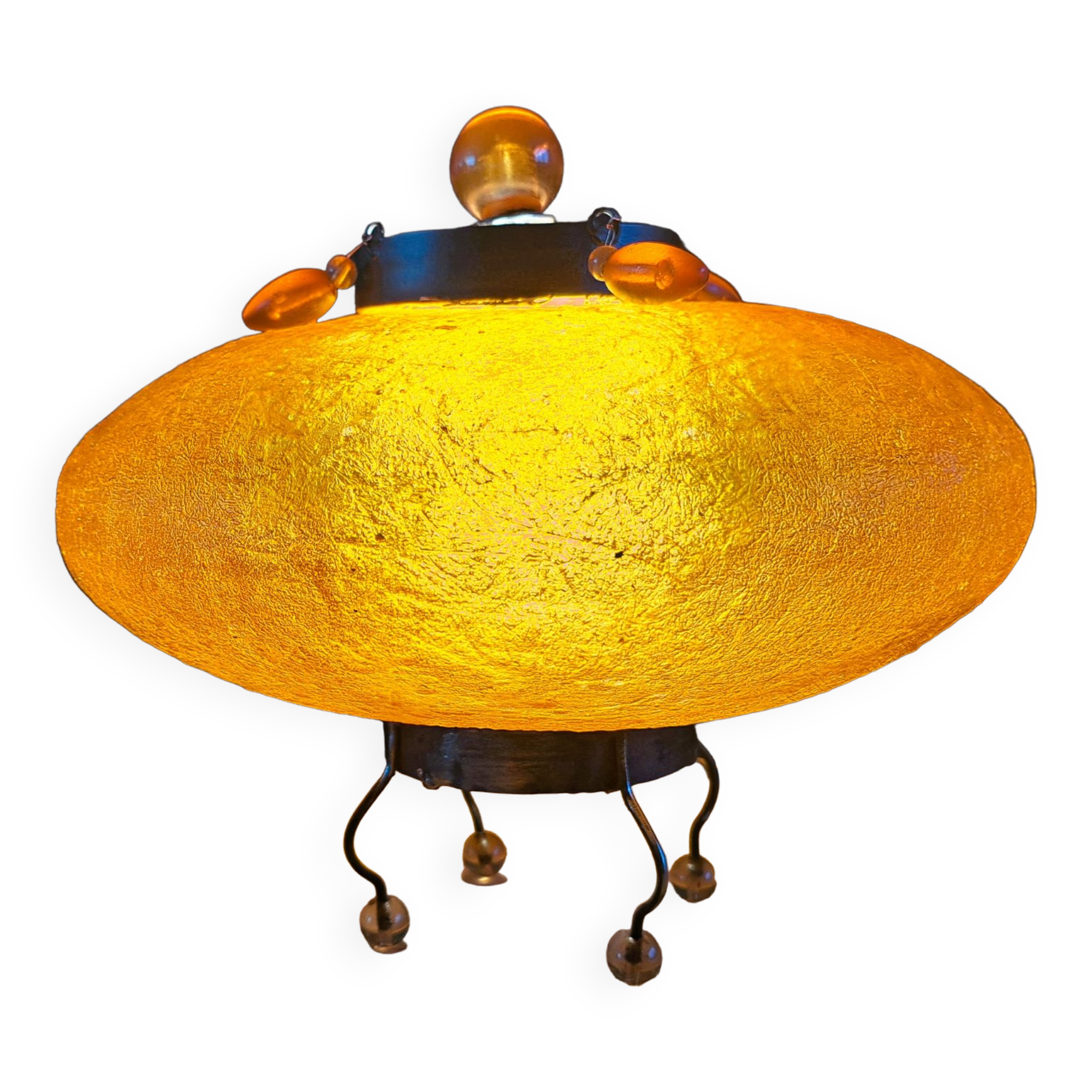 Vintage ufo space age lamp