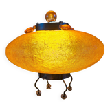 Vintage ufo space age lamp