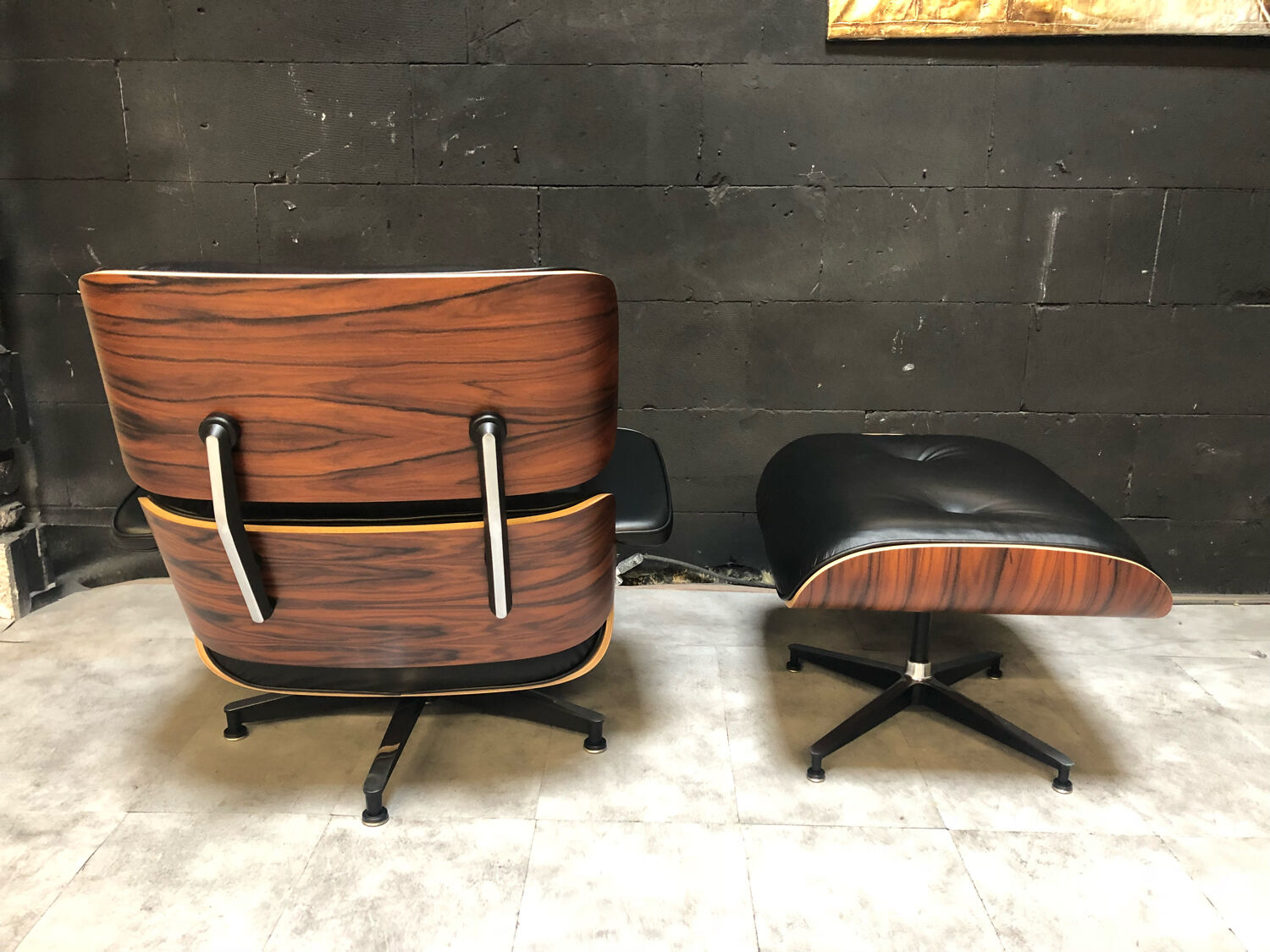 Eames  lounger and ottoman