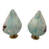 Murano Glass Table Lamps Set of 2 by La Murrina
