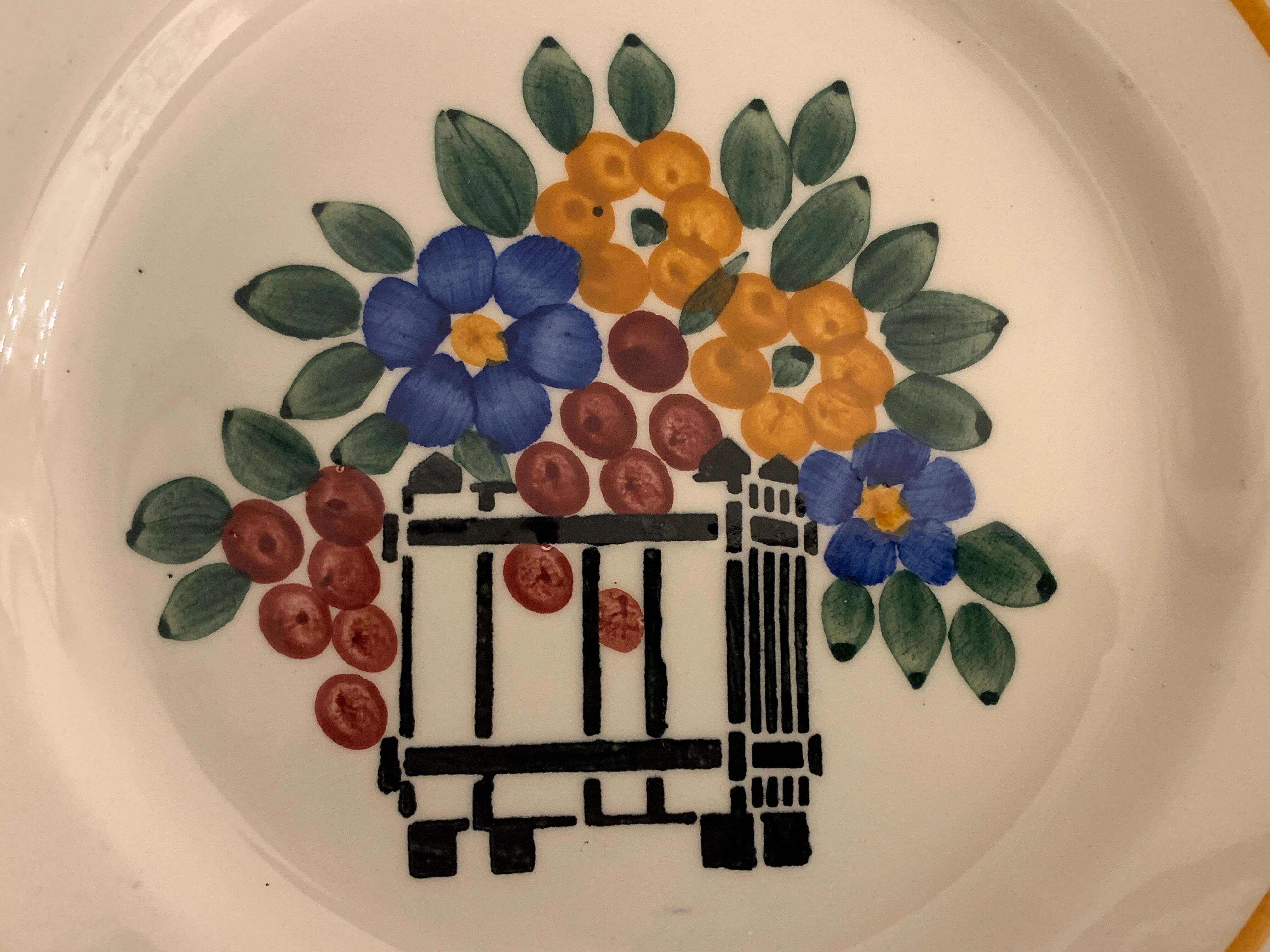 10 flat plates model Fleuri, HBCM, 1950