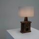 Scandinavian ceramic table lamp