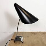 Vintage Black Table Lamp by Josef Hůrka for Napako, 1960s