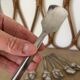 6 silver-plated ice cream bowls + 6 matching small spoons