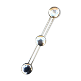 Peg in chromed metal