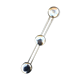 Peg in chromed metal