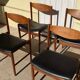 Lot de 6 chaises Gplan danish design Kofod Larsen
