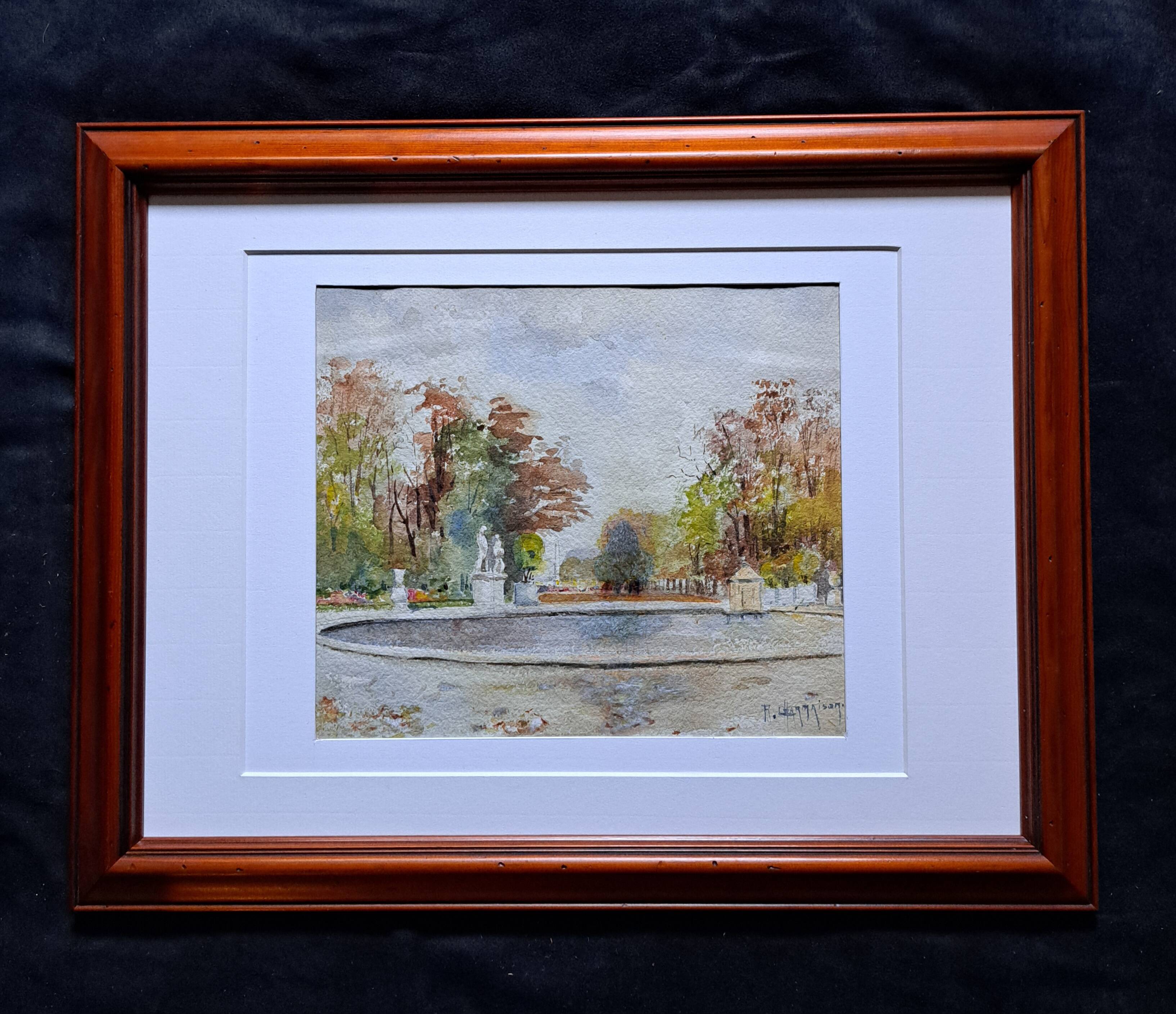 Impressionist watercolour signed Raymond CHARMAISON - French School - PARIS - circa 1920