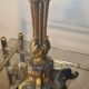 Bronze desk lamp late 19th century 1880 with opaline 48x20