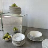 Ensemble assiettes et plats Bazas de Salins 1960