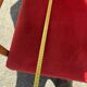 Vintage Armchair 50s/60s Scandinavian Style - Red Velvet and Compass