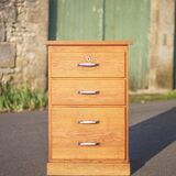 Vintage drawer unit, wooden furniture, storage unit, office furniture, decoration