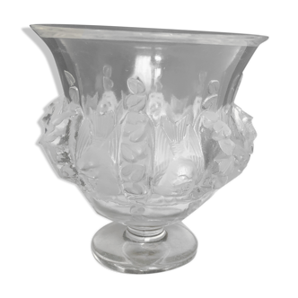 Lalique crystal vase model Dampierre