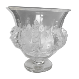 Vase en cristal Lalique modèle Dampierre