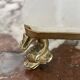 Alabaster lamp, twisted, gadroon decoration, gilded brass base, dolphins
