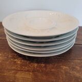 6 Limoges oyster plates