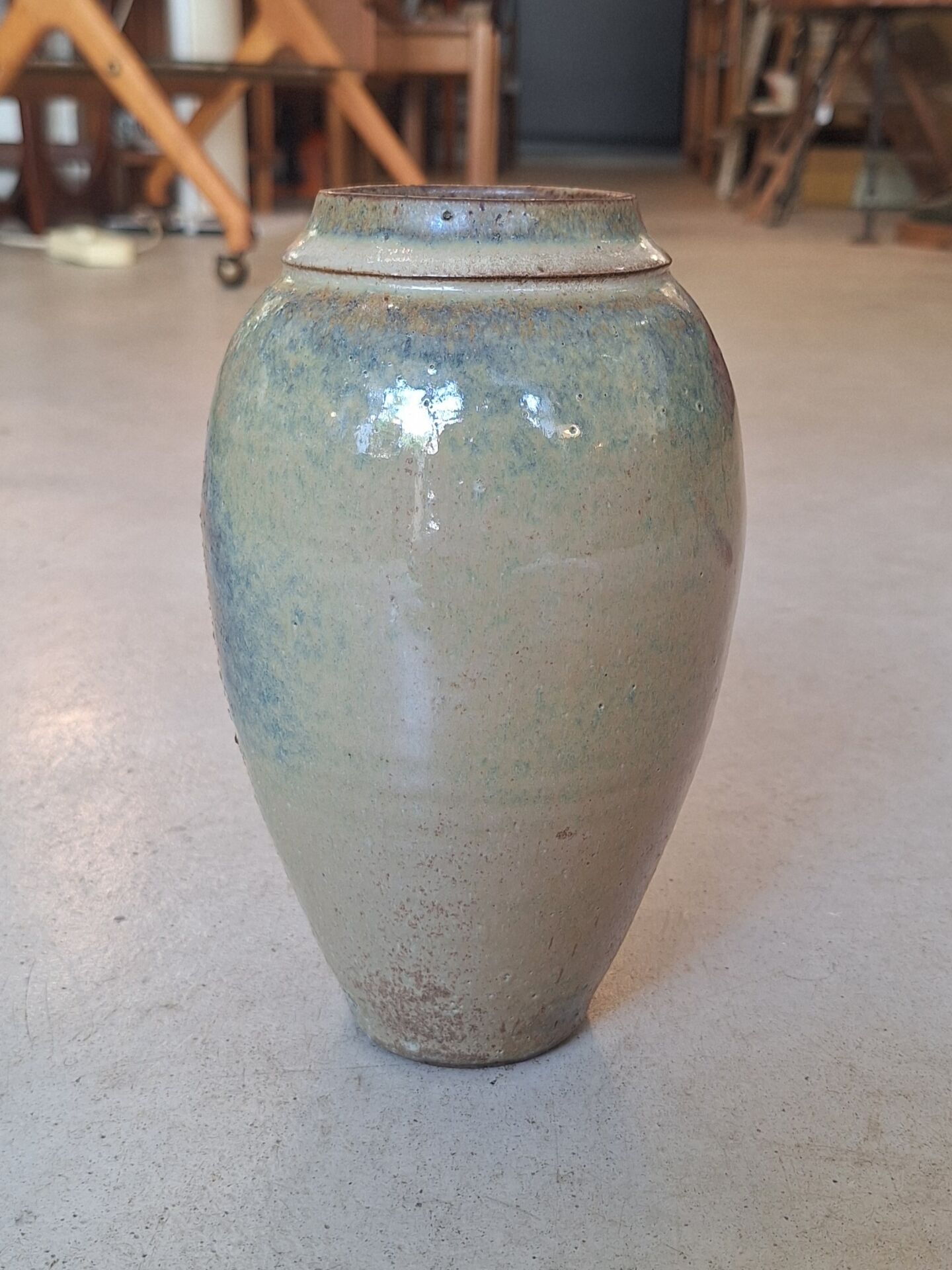 Ceramic vase by Nadia and Alain Pinel