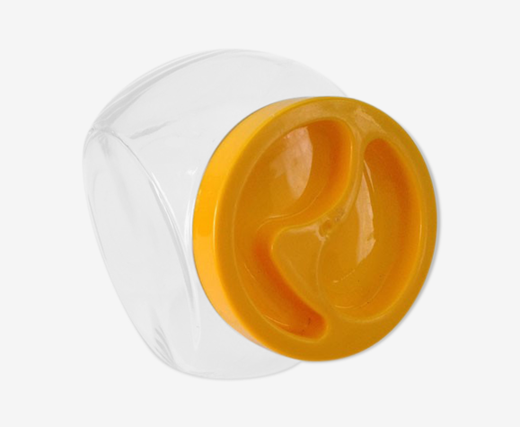 Yellow candy jar