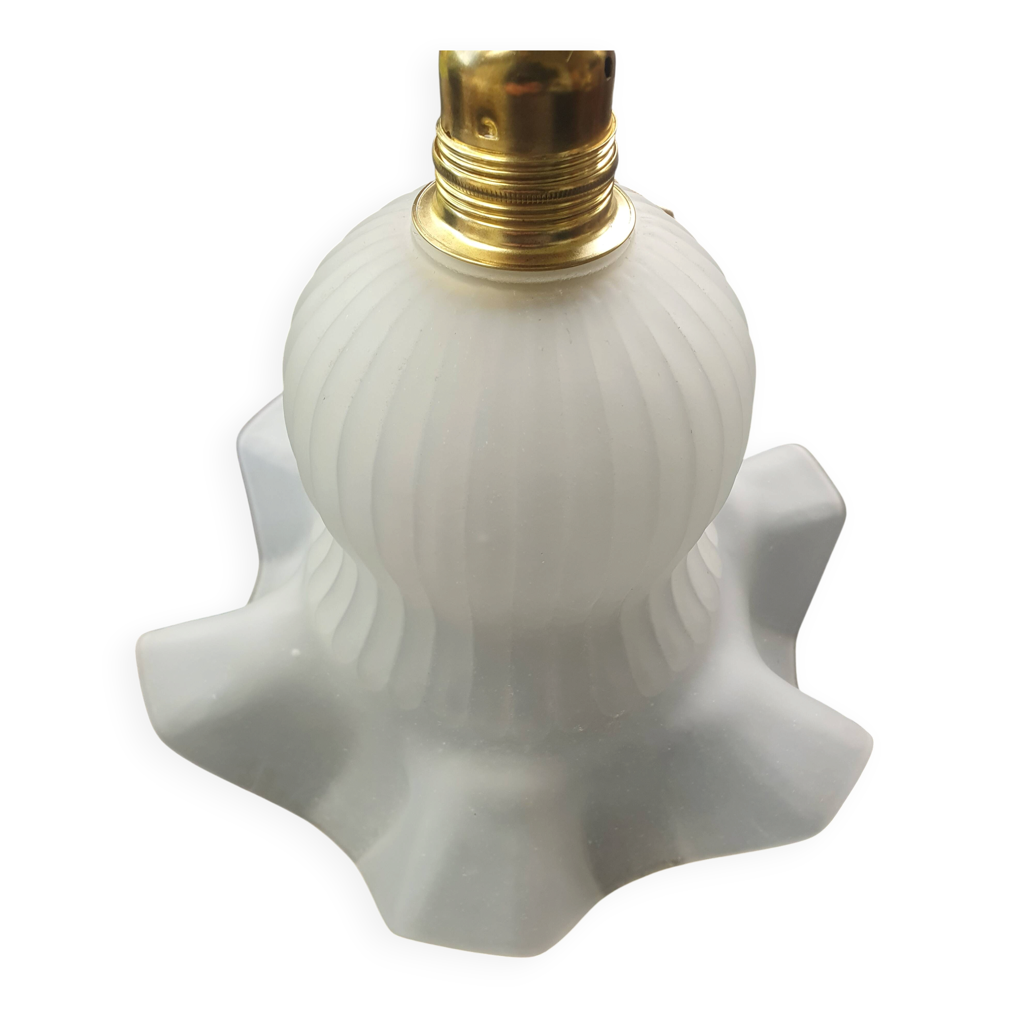 Large Art Deco pendant light from the 1950s, vintage.