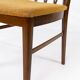 Set of six chairs in walnut 40s