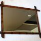 Bamboo mirror 78 x 60 from the 1920s/1930s
