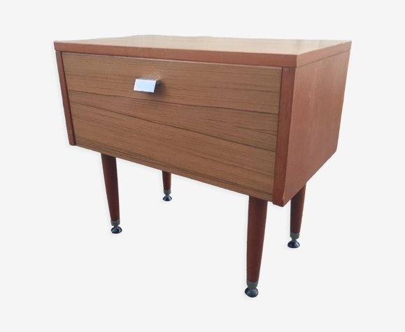 Table de nuit de chevet design scandinave vintage