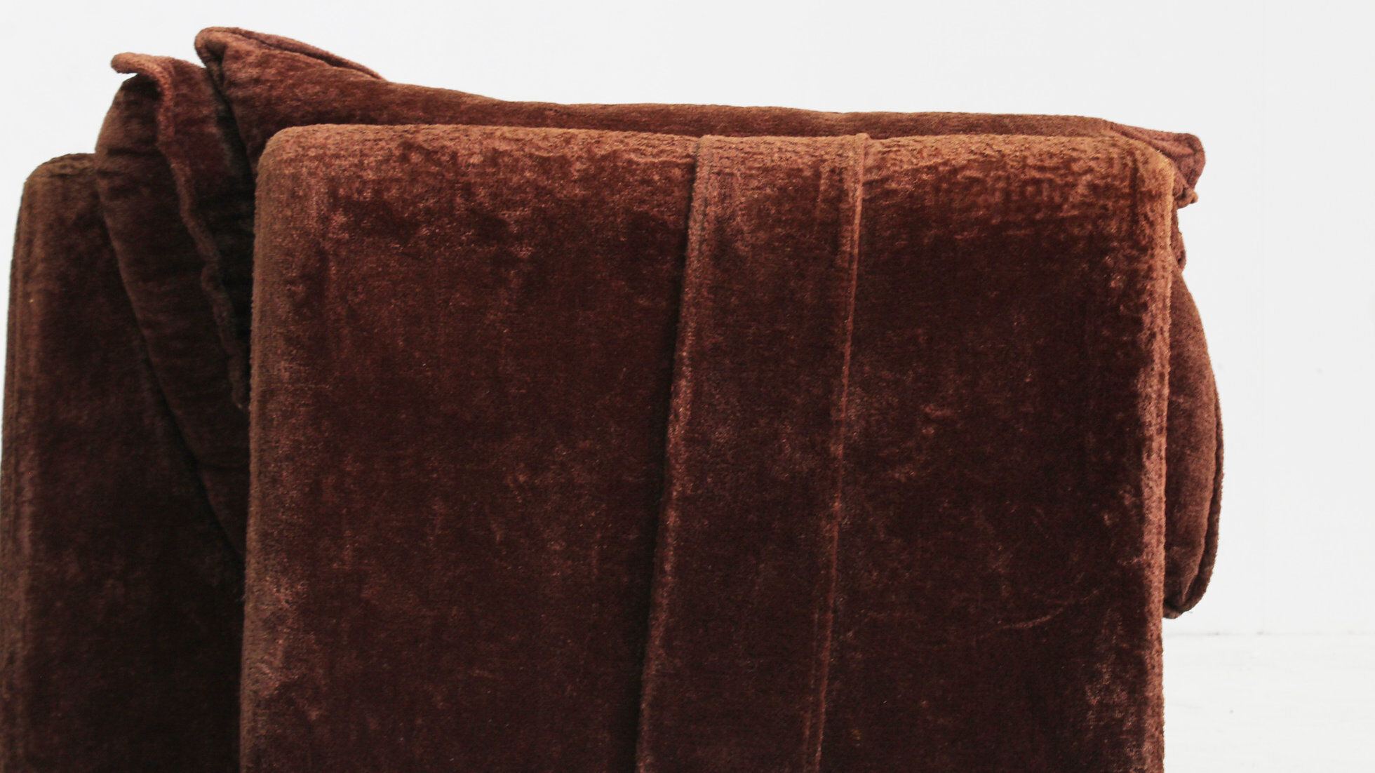 Vintage Italian brown armchair 1970s