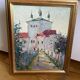 Old painting Oil on cardboard dimensions: height - 59 cm - width - 49 cm -