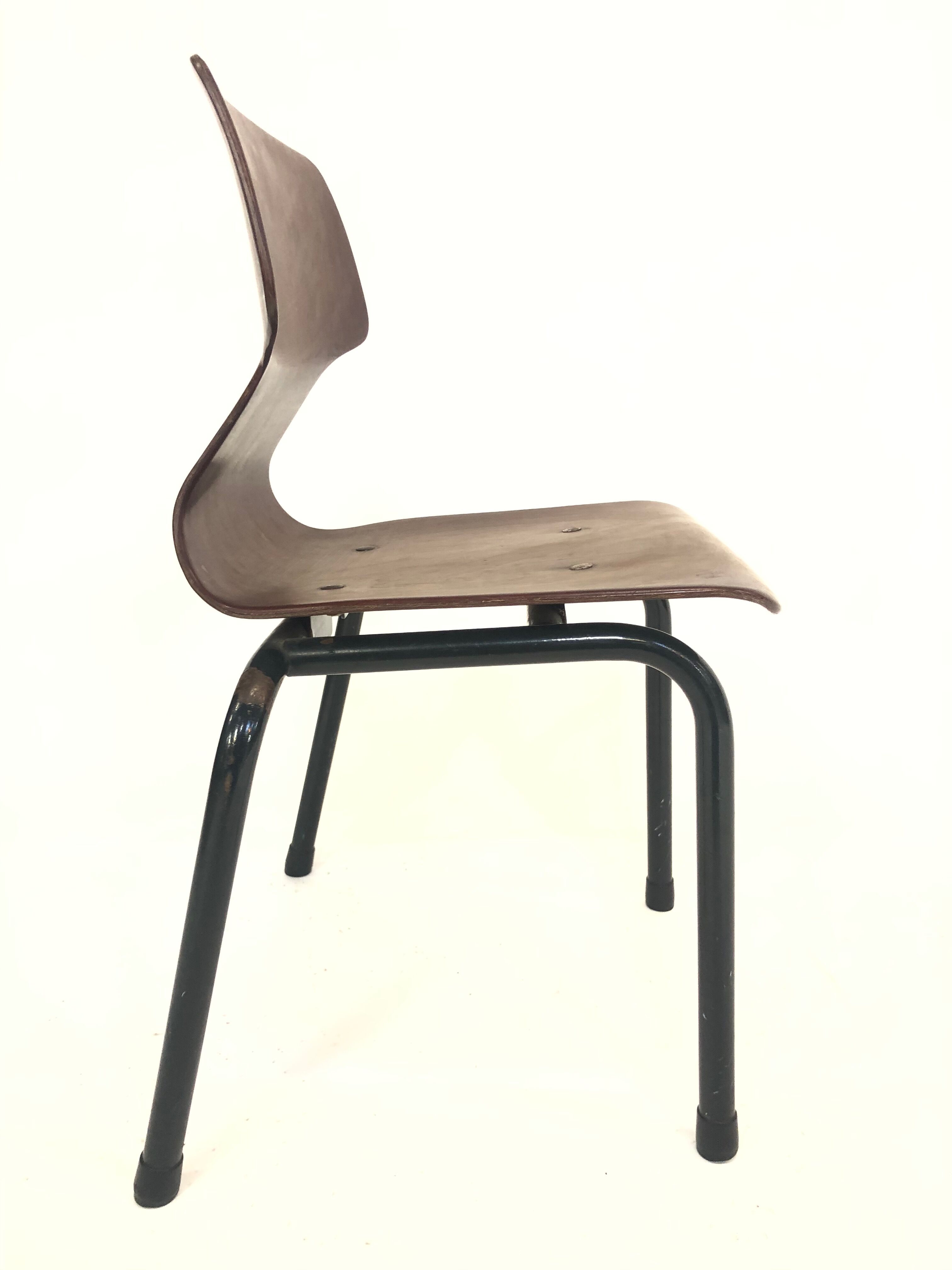 Galvanitas Pagholz vintage school chair
