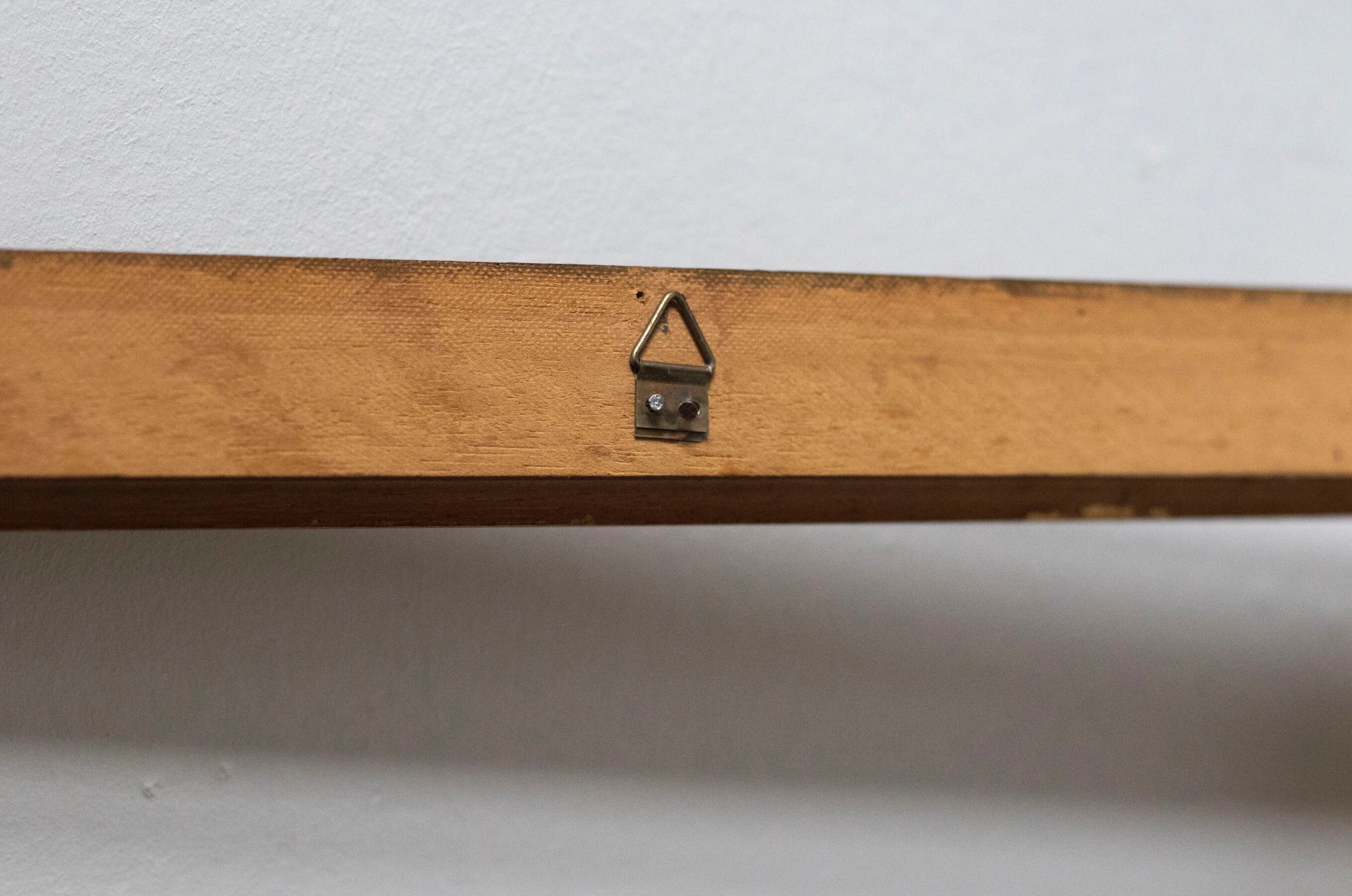 Old gilded wooden frame