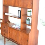 Teak bookcase * 135 cm