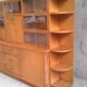 Showcase bookcase modular Secretary bar oak vintage 50-60 years