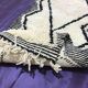 Handmade pure wool traditional hallway rug size 75/300 cm