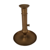 Brass pusher candle holder