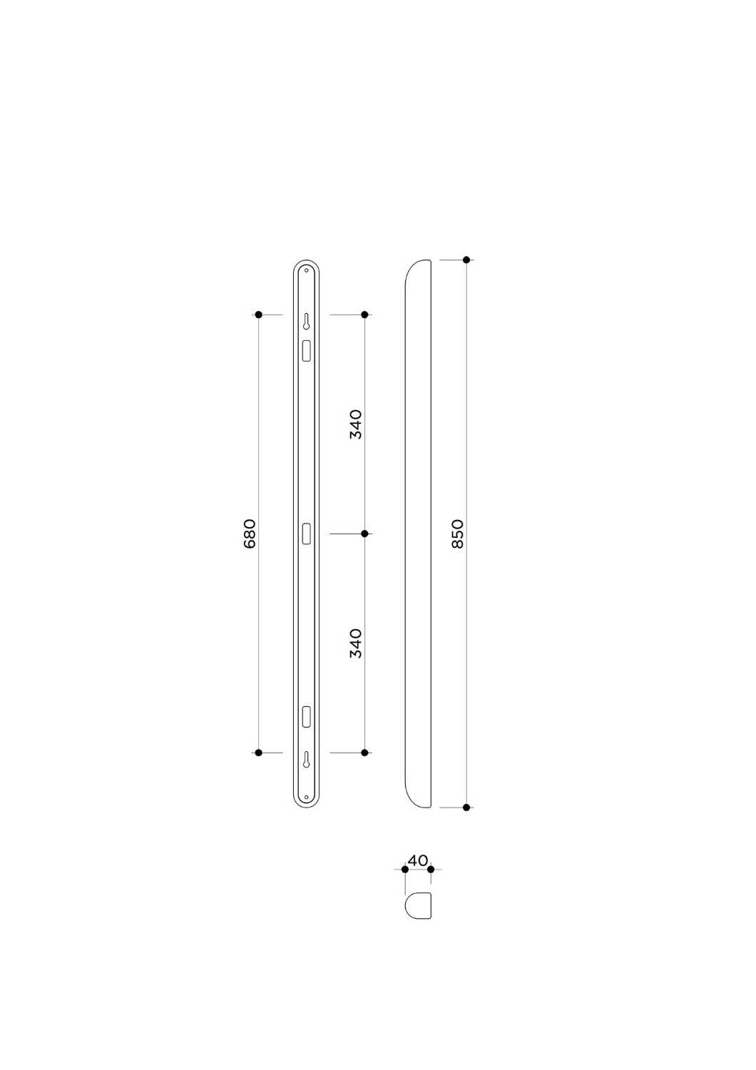 Tub 85 Alabaster Wall Sconce by Contain