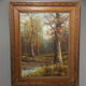 Vintage painting attributed to Alice J. Medina — Autumn Landscape — Oil