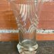 Vintage 1970s Moulded Glass Vase